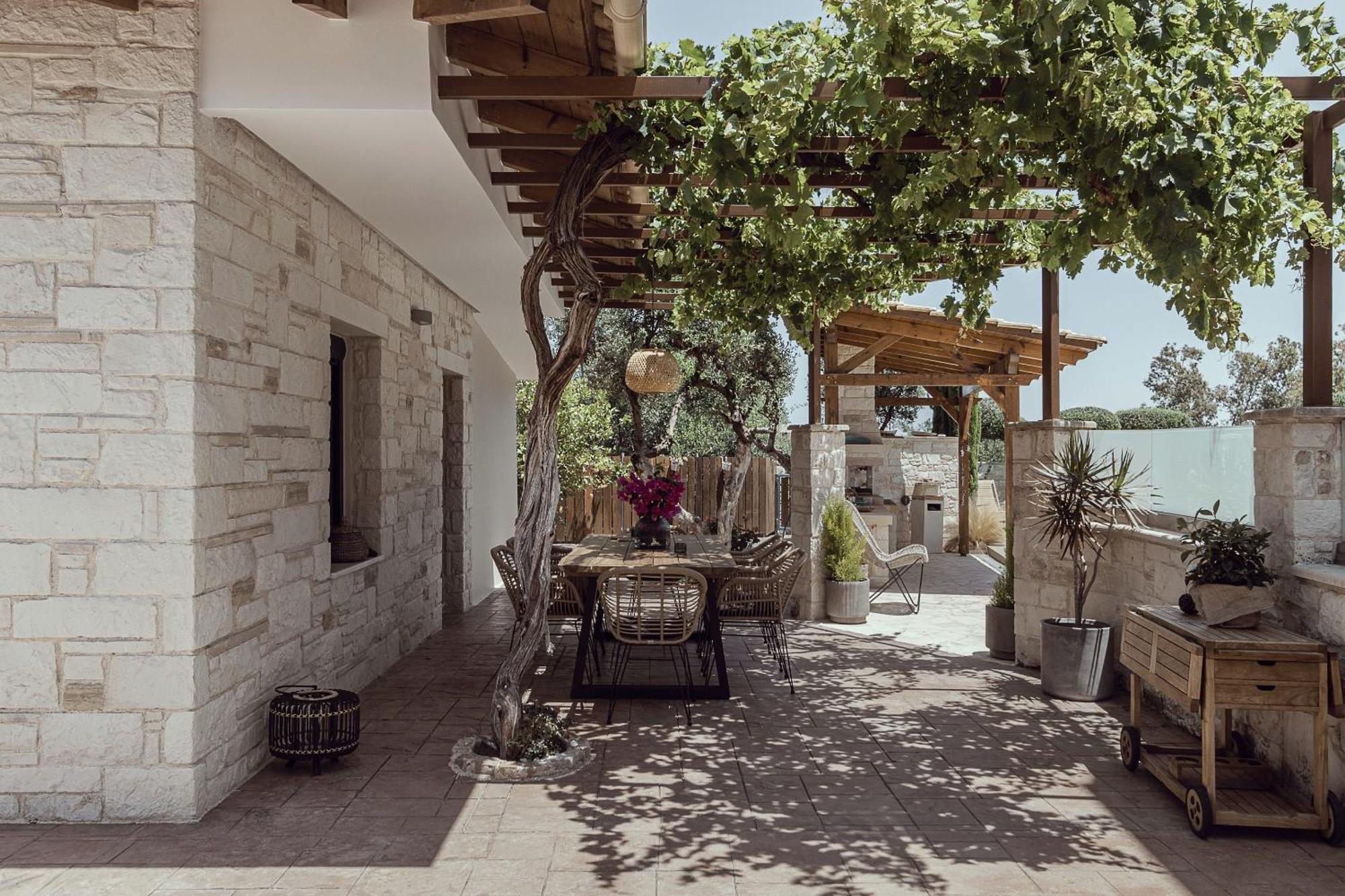 Antonia Blue Villa Mourniaí Exteriér fotografie